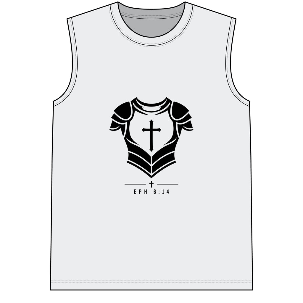 Battle Ready Eph 6:14 Christian Armor Muscle Tee — Compression Shirt